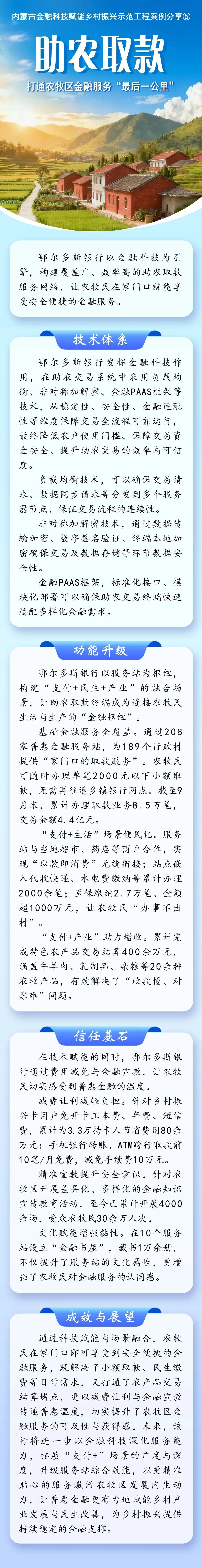 奋力书写金融“五篇大文章”，鄂尔多斯银行推动数字金融赋能乡村振兴业务高质量发展-内蒙古金融网